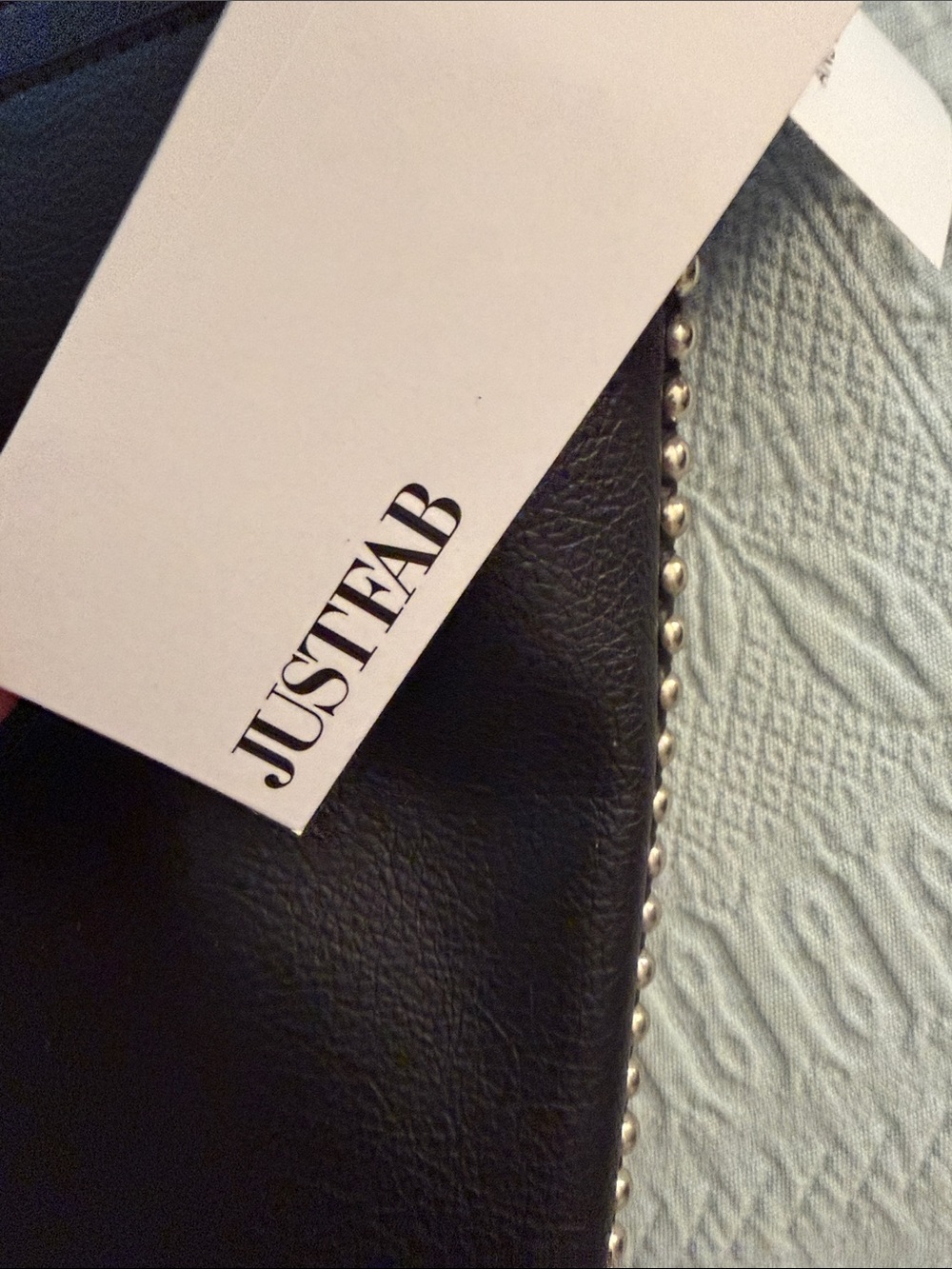 JustFab Black Pebbled Hobo Shoulder Bag - Picture 6 of 7